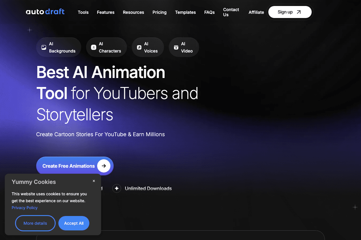 Autodraft screenshot