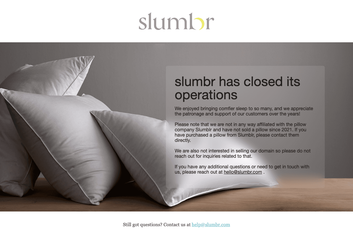 Slumbr homepage interface and features - marketing tool review