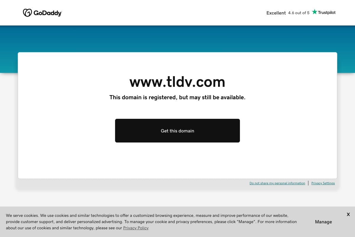 Tl;dv homepage interface - marketing tool review