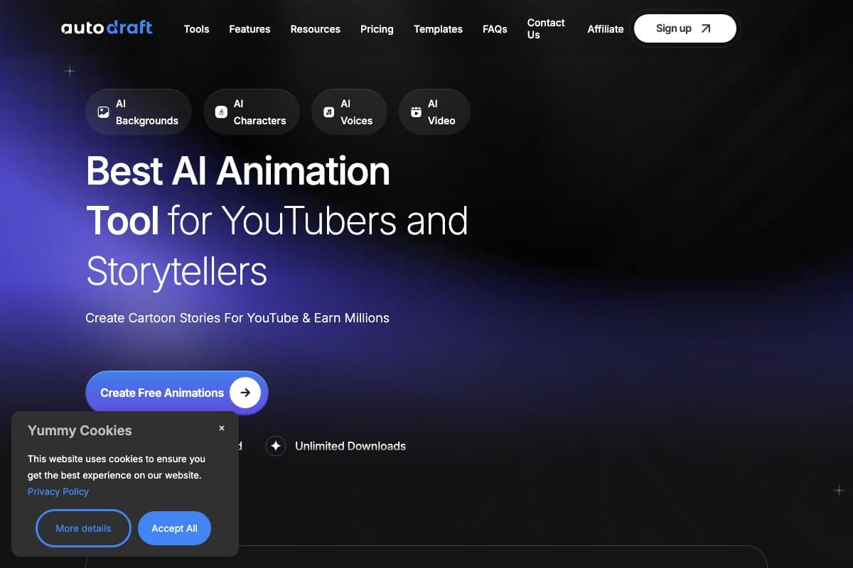 Autodraft screenshot