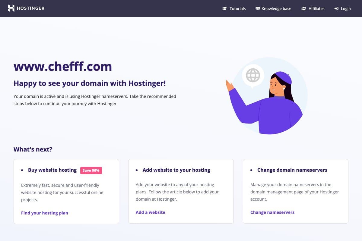 Chefff homepage interface - marketing tool review