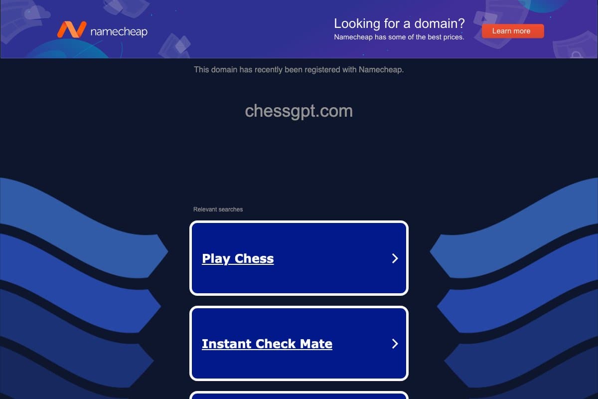 ChessGPT homepage interface and features - marketing tool review