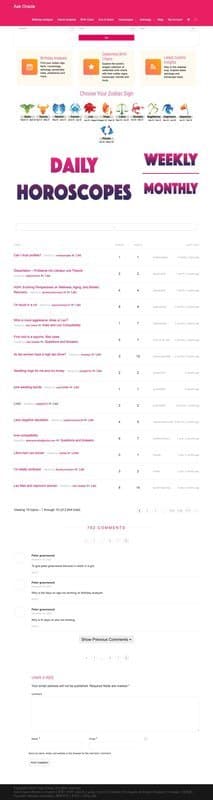 Ask Oracle homepage interface - marketing tool review