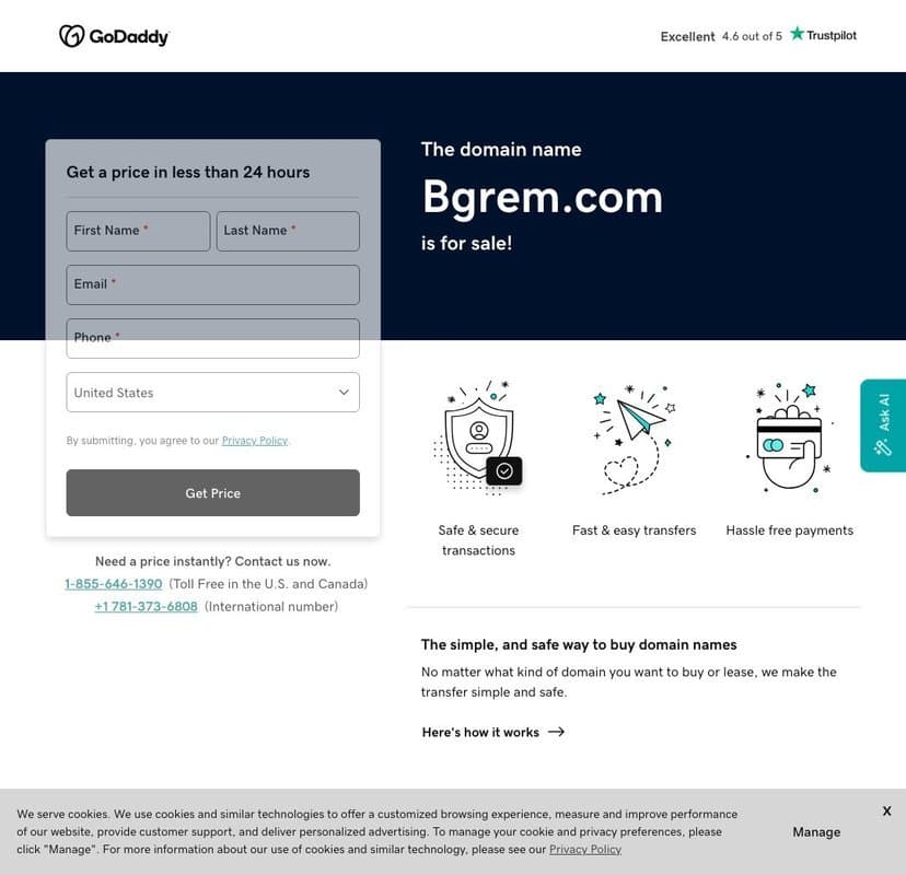 BgRem homepage interface - marketing tool review