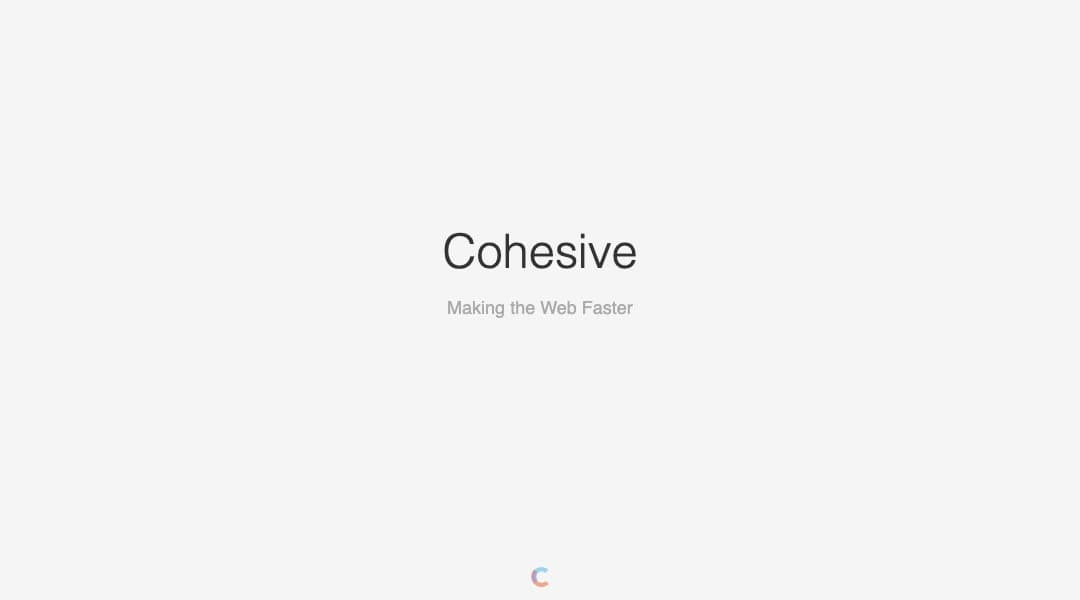 Cohesive homepage interface - marketing tool review