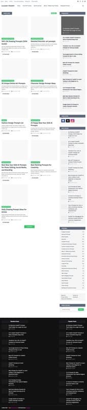 ElegantPrompt homepage interface - marketing tool review