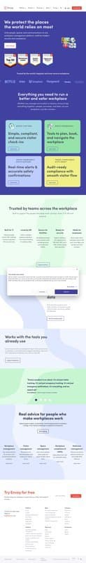 Envoy homepage interface - marketing tool review