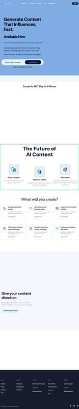 NowDraft homepage interface - marketing tool review