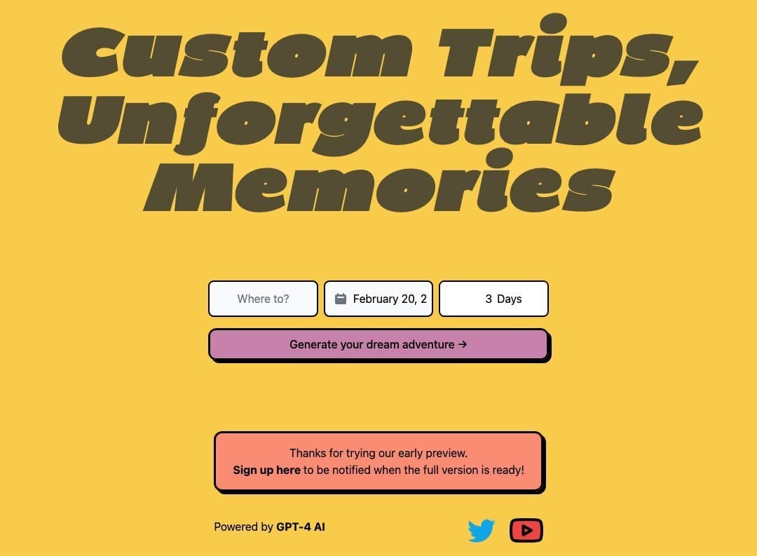 Orkoi homepage interface - marketing tool review