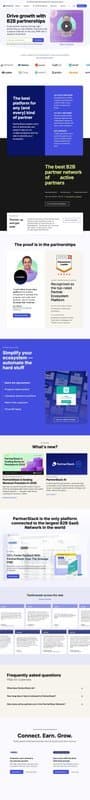 PartnerStack homepage interface - marketing tool review