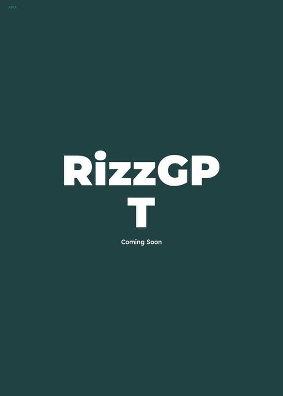 RizzGPT homepage interface - marketing tool review