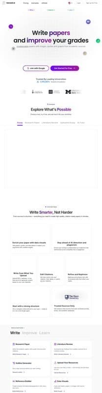 Samwell AI homepage interface - marketing tool review