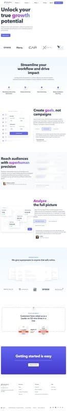 Sellics homepage interface - marketing tool review