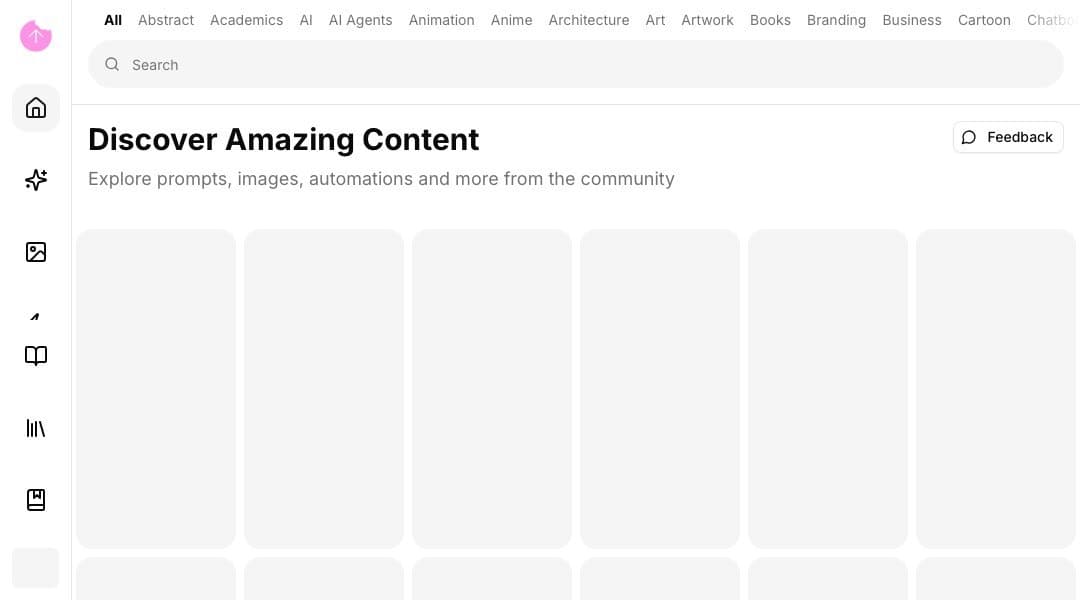 Snack Prompt homepage interface - marketing tool review