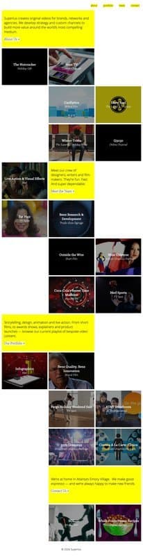 Superlux homepage interface - marketing tool review