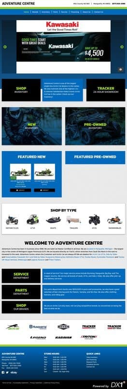 Upcat homepage interface - marketing tool review