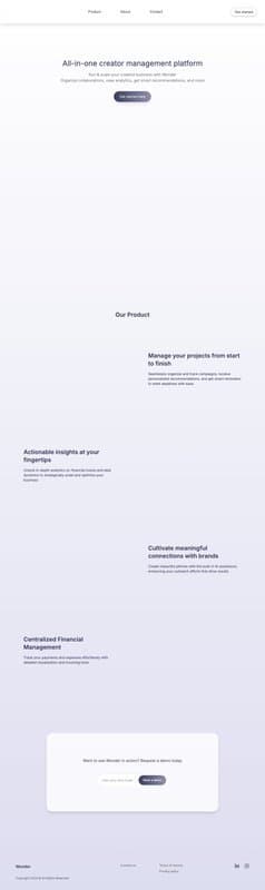 Wonder AI homepage interface - marketing tool review