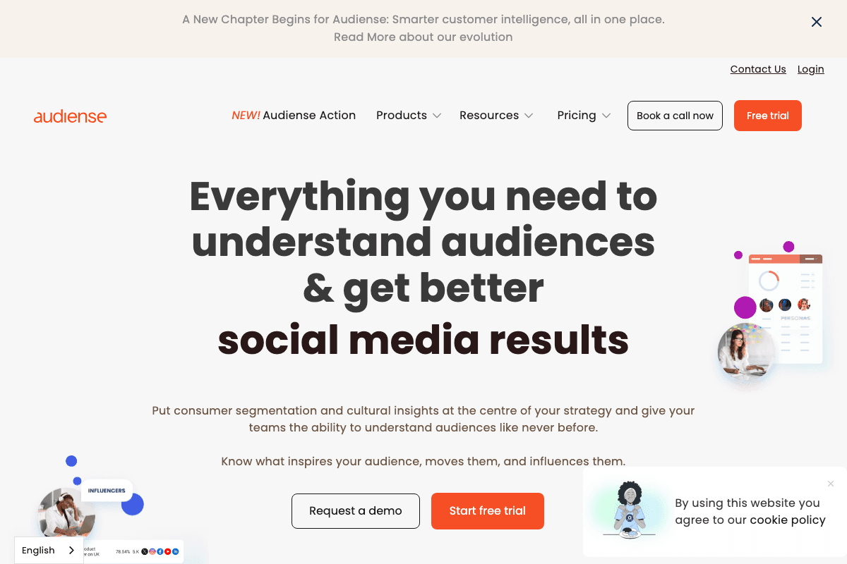 Audiense MCP Connectors homepage interface and features - marketing tool review