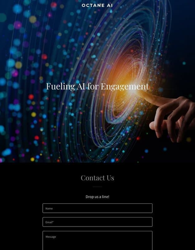Octane AI homepage interface - marketing tool review