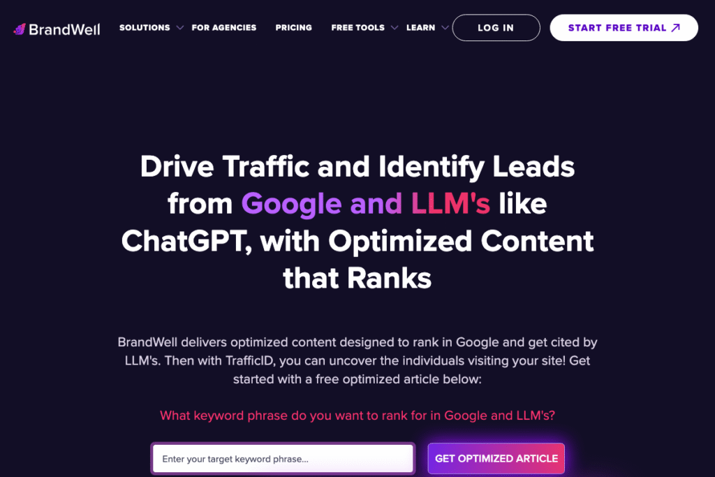 Brandwell Review: Complete Guide for 2025 – Features, Pricing & Alternatives homepage interface