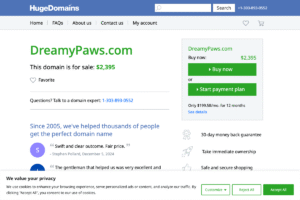 Dreamy Paws logo